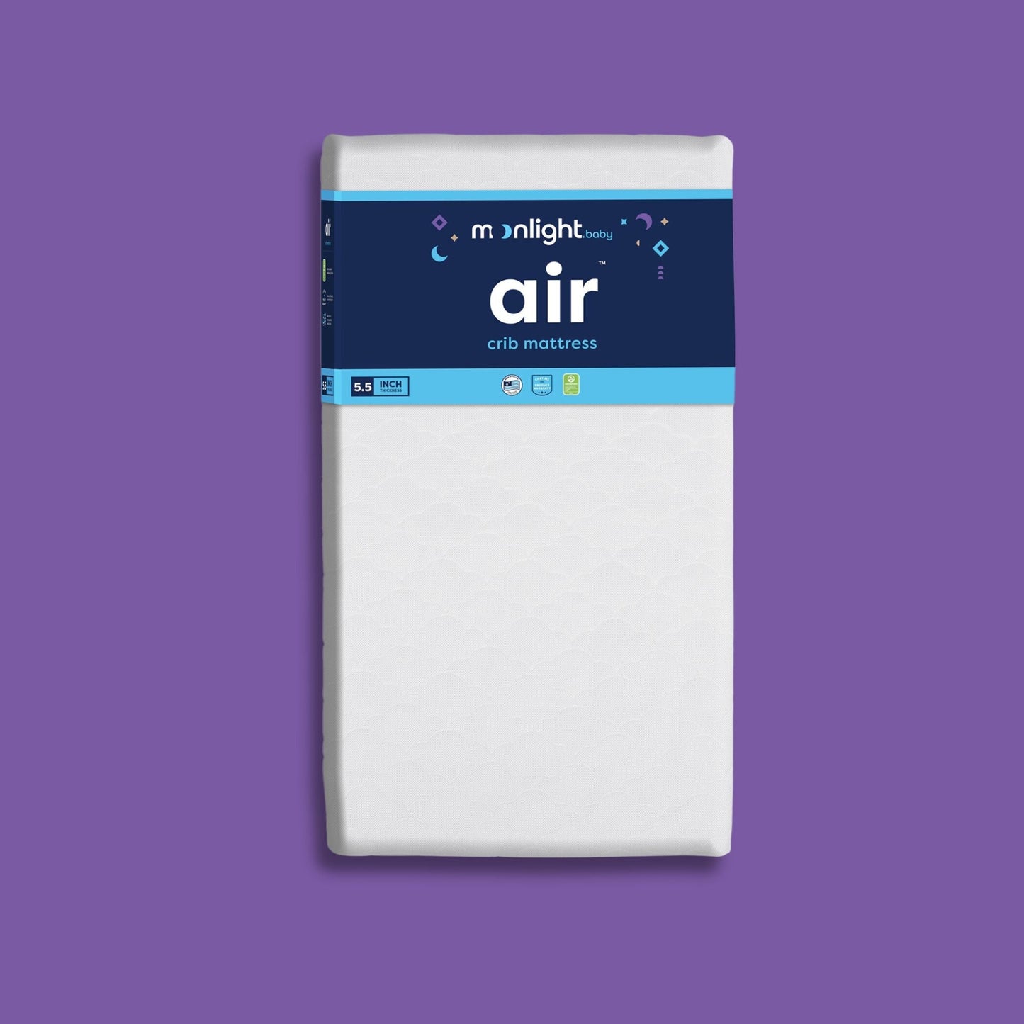 Moonlight Slumber Air 100% Breathable Baby Bed Mattress