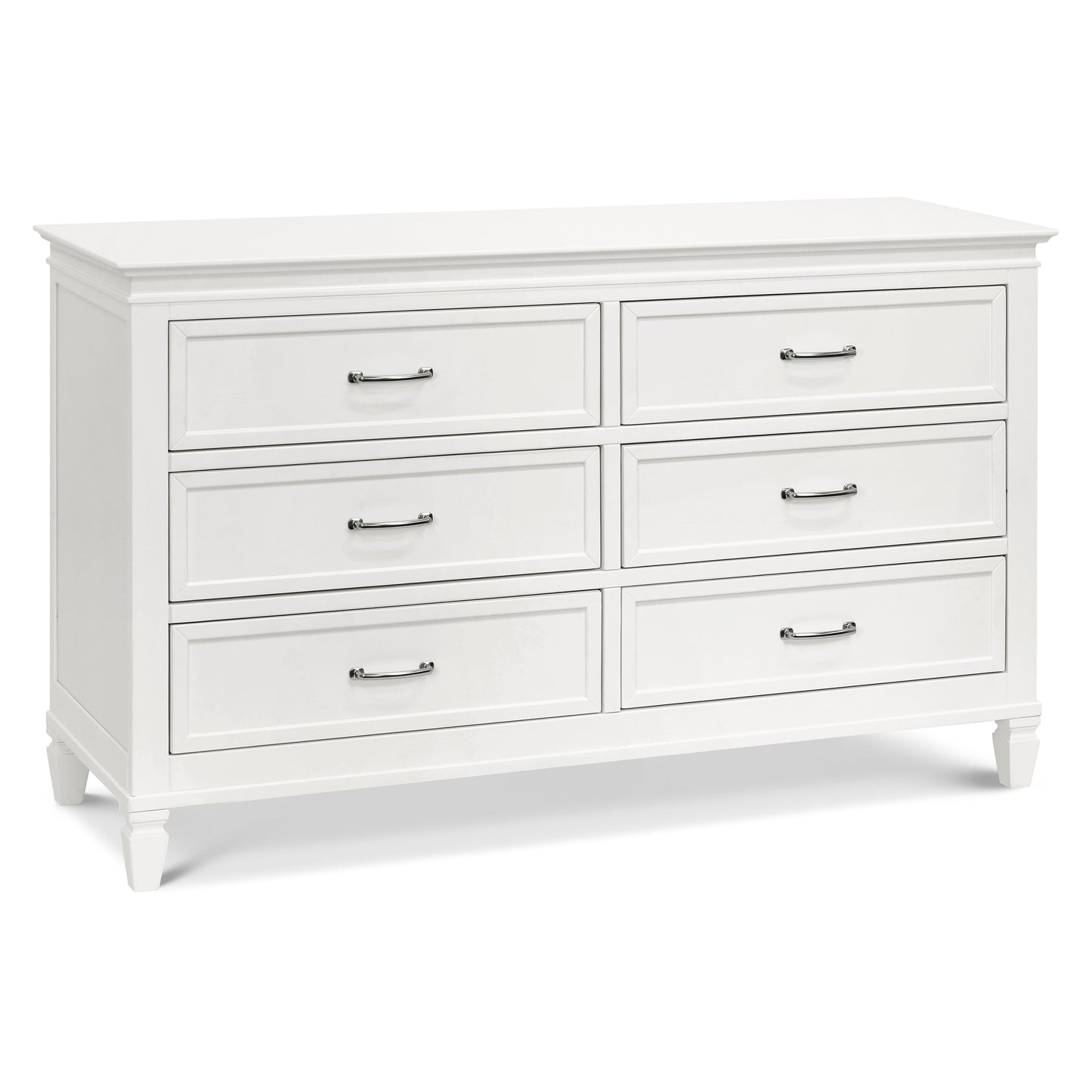Namesake Dressers Warm White Namesake Darlington 6-Drawer Dresser