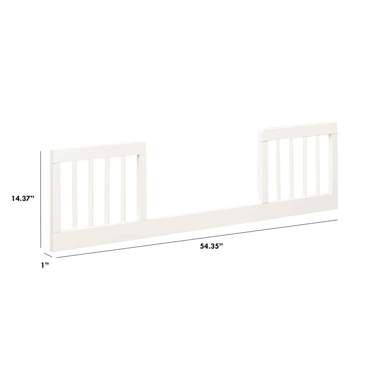 Namesake Conversion Kits Warm White Namesake Toddler Bed Conversion Kit (M18399)