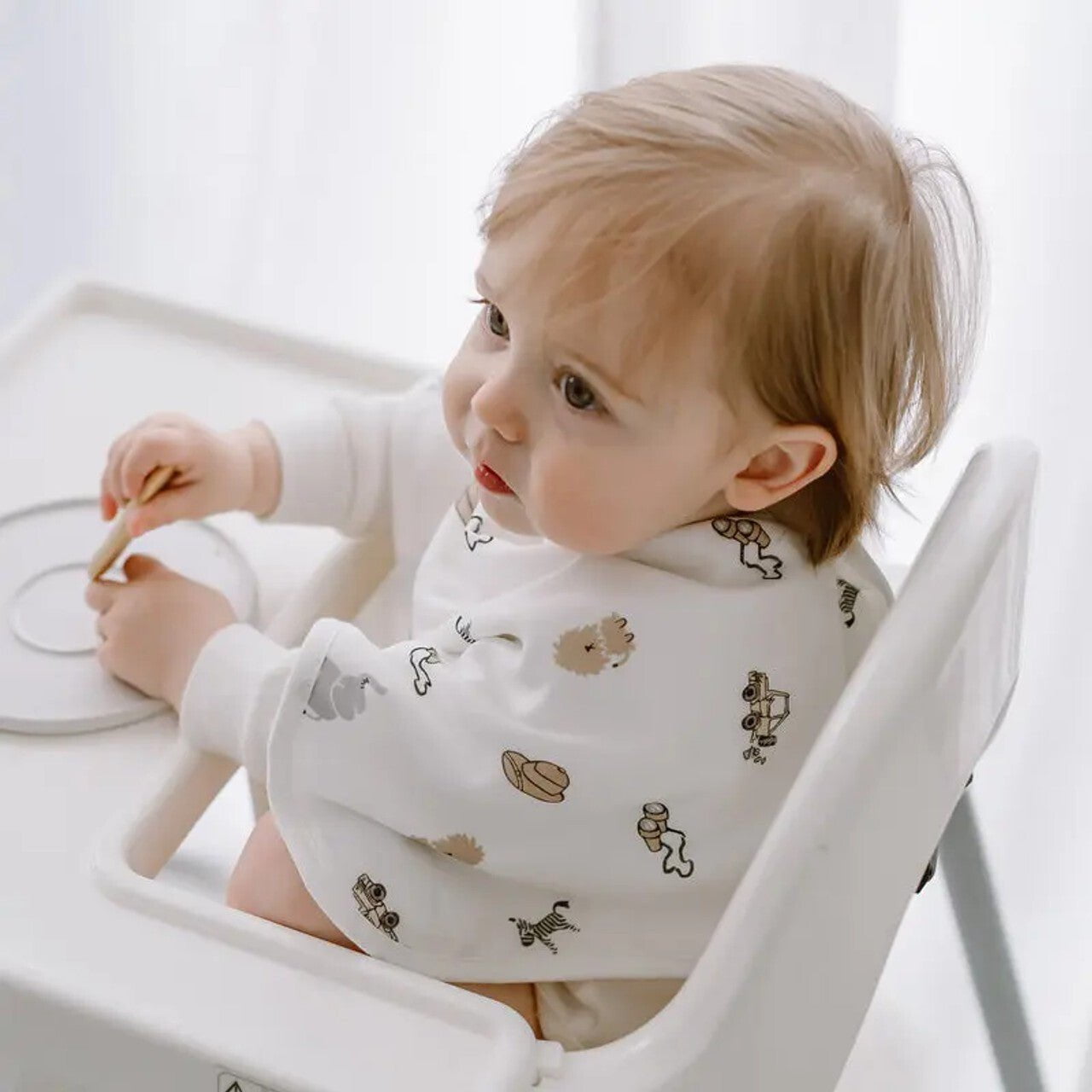 Nest Designs Bib and Burp Savanna Secrets