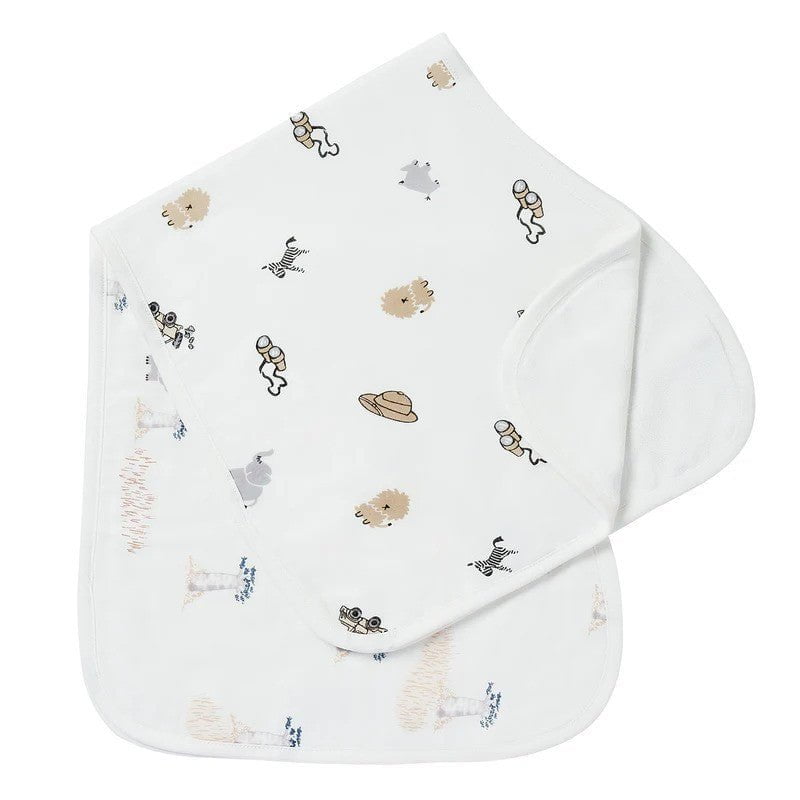 Nest Designs Bib and Burp Savanna Secrets