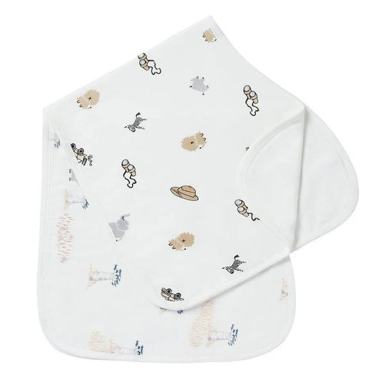 Nest Designs Bib and Burp Savanna Secrets