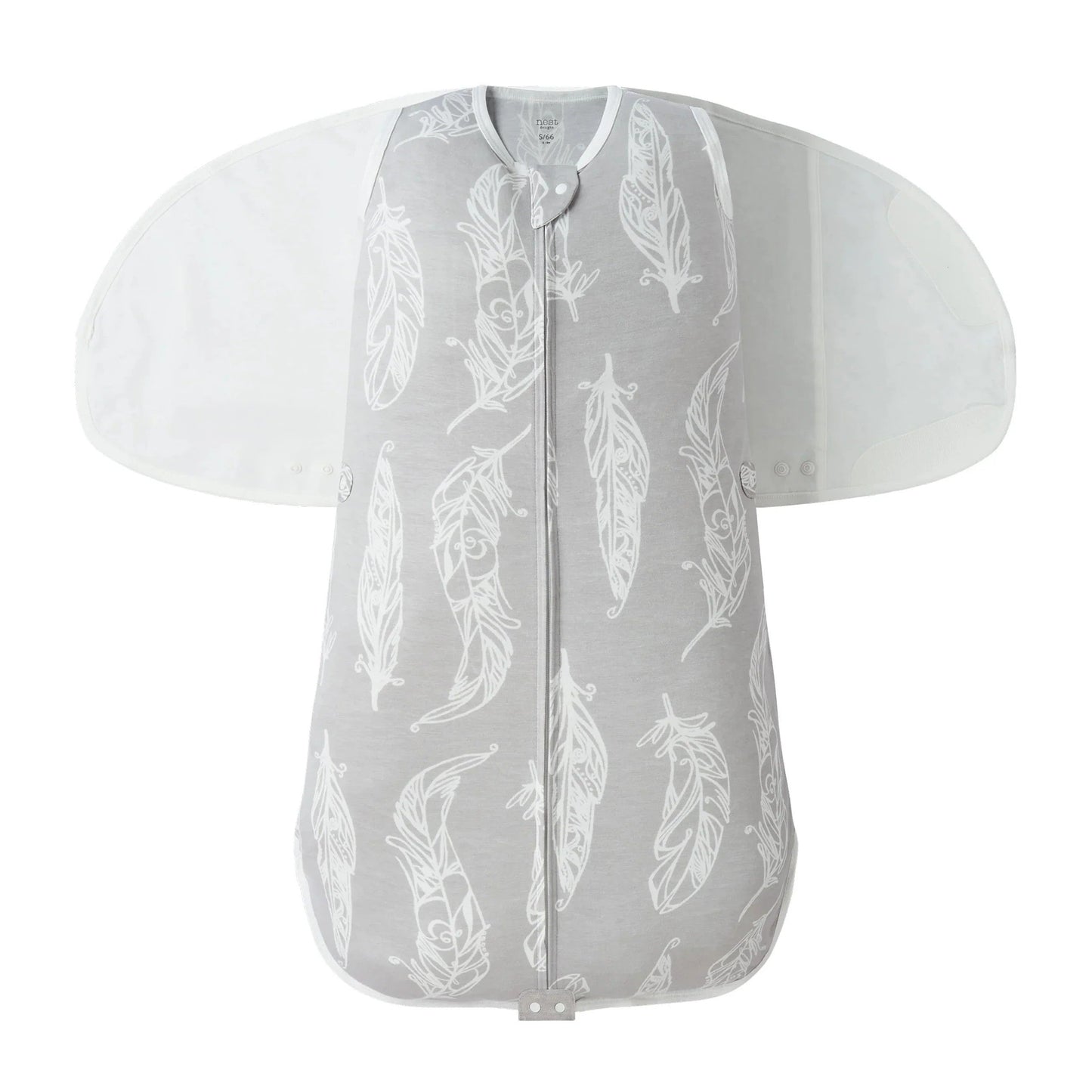 Nest Designs Ltd. Baby Sleep Aids Nest Designs Swaddle Sleep Bag 2.5TOG Feather Grey