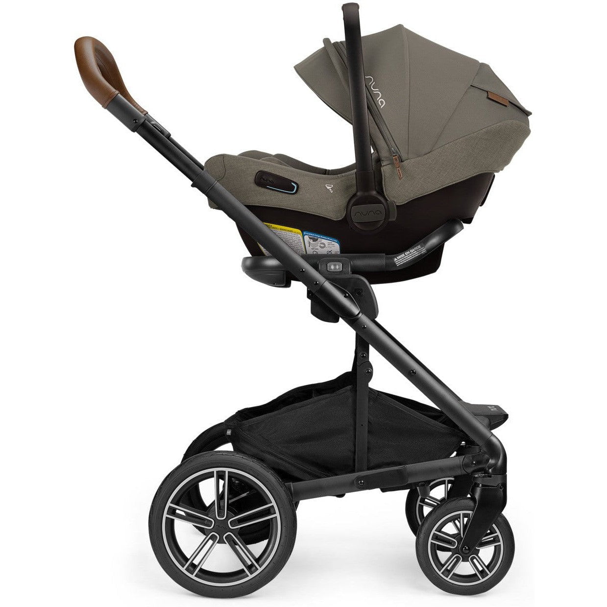 NUNA Travel Systems Nuna MIXX Next Stroller + PIPA Aire RX Infant Car Seat Travel System