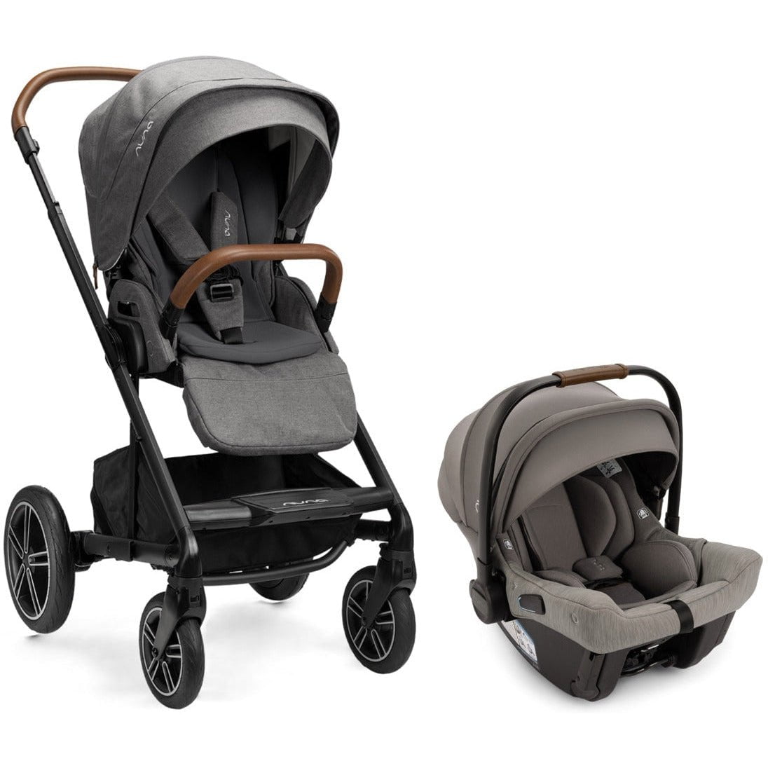 NUNA Travel Systems Granite Nuna MIXX Next Stroller + PIPA Urbn Travel System