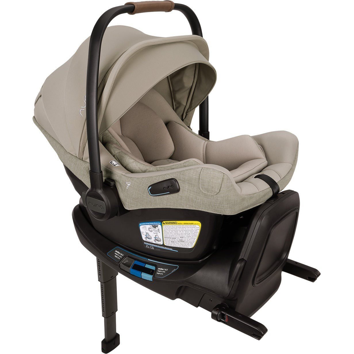 NUNA Infant Hazelwood Nuna PIPA Aire RX Infant Car Seat + RELX Base