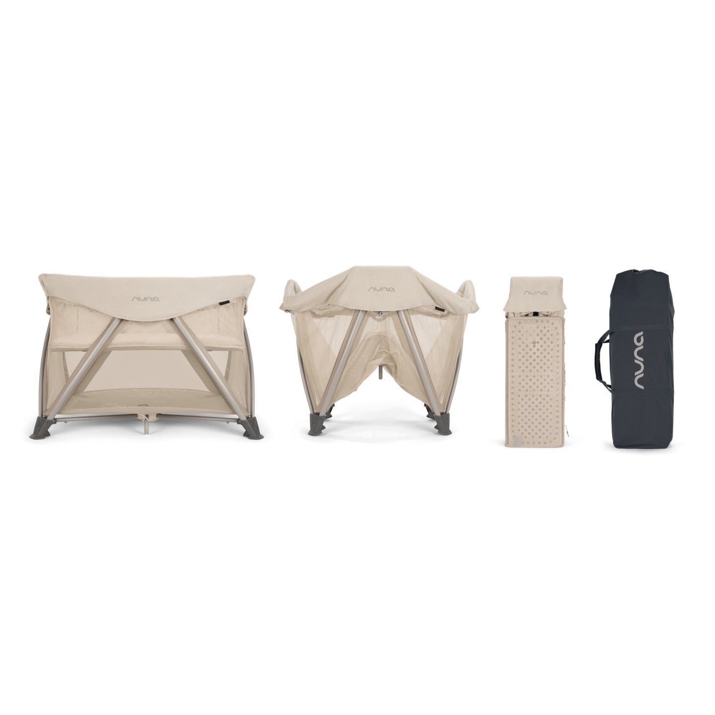 NUNA Playpens Nuna SENA Aire Playard with Zip-Off Bassinet + Changer