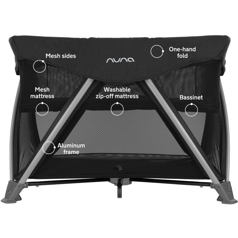 NUNA Playpens Nuna SENA Aire Playard with Zip-Off Bassinet