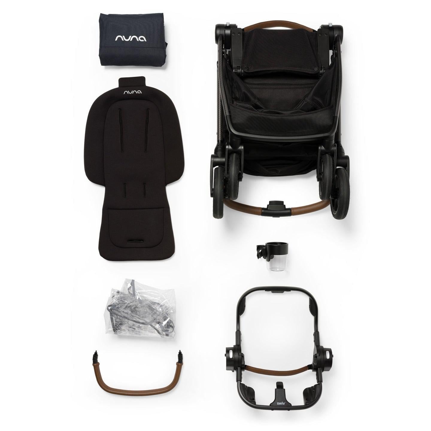Nuna Strollers - Travel Systems Caviar Nuna SWIV Stroller + Pipa Urbn Travel System