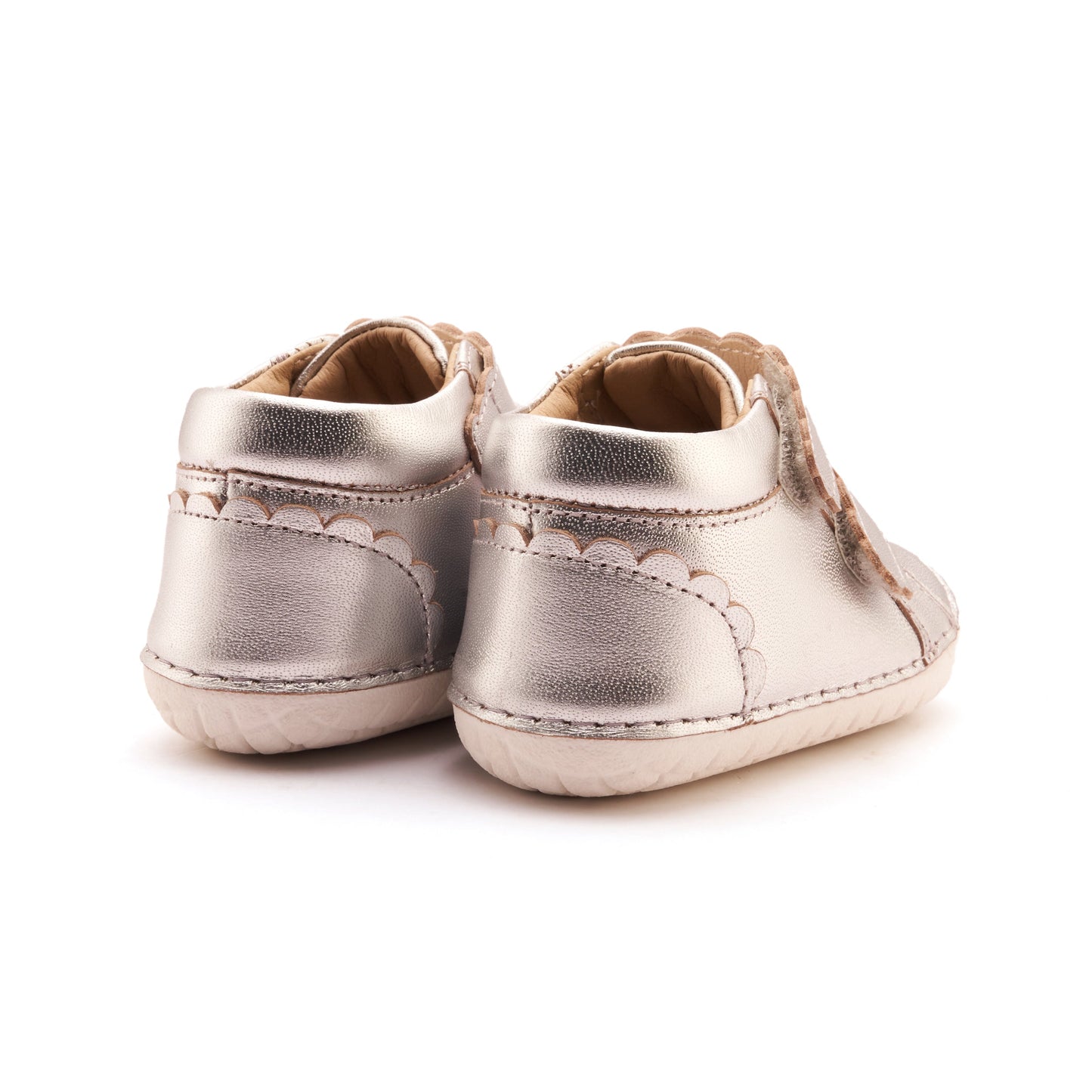Old Soles Shoes Old Soles Pave Shade Double Strap Shoe-Silver/Snow