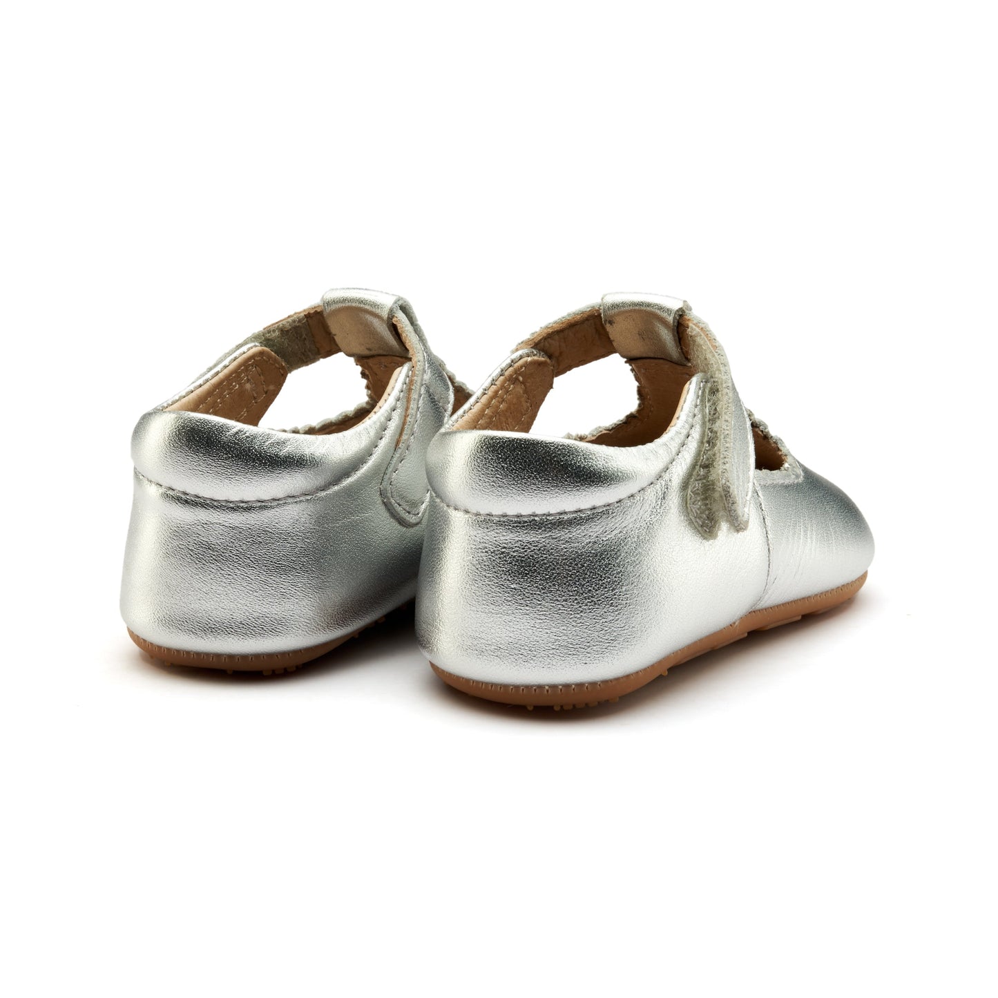 Old Soles Shoes Old Soles Rose Baby T-Strap Shoe-Silver