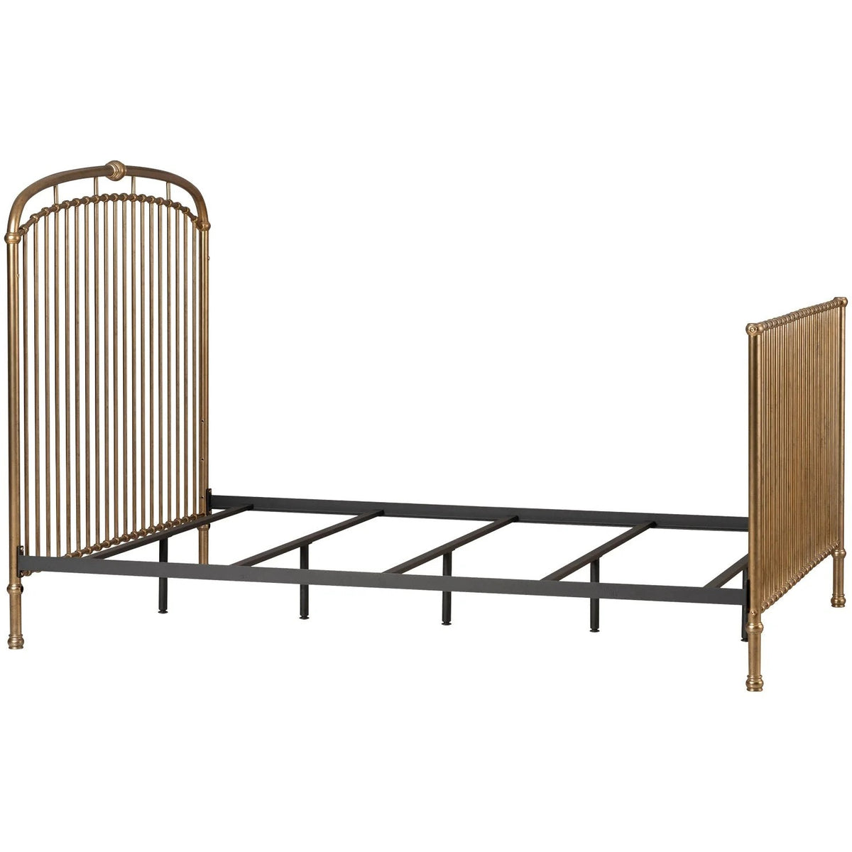 Westwood Metal Convertible Olivia 4-In-1 Crib- Vintage Gold
