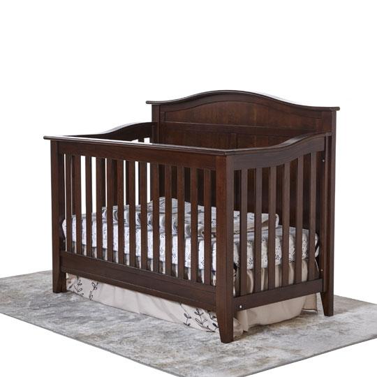Pali Design, Inc. Cribs Mocachinno Pali Napoli Curved-Top Forever Crib