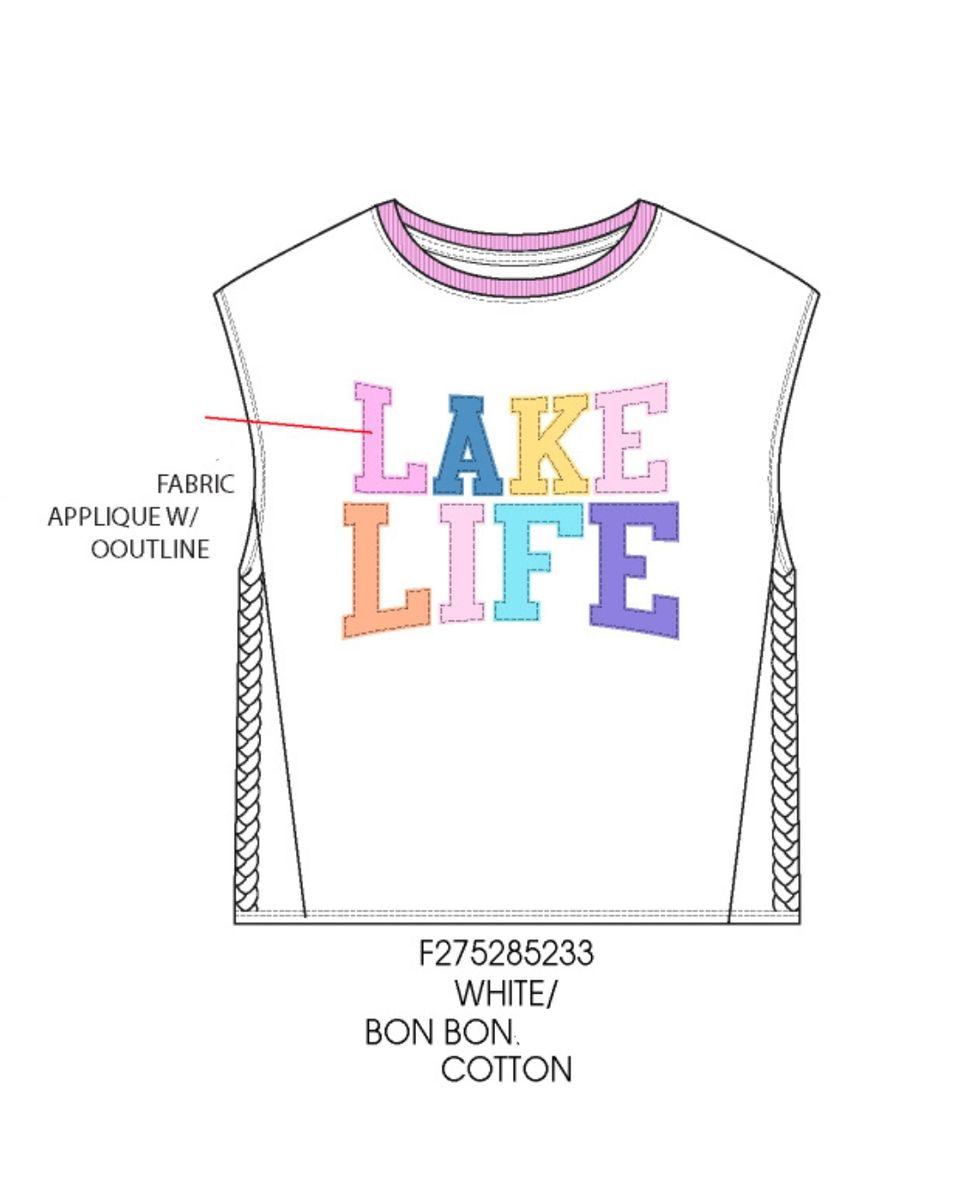 Paper Flower Girls Shirts Paper Flower Girls Lake Life Tank Top
