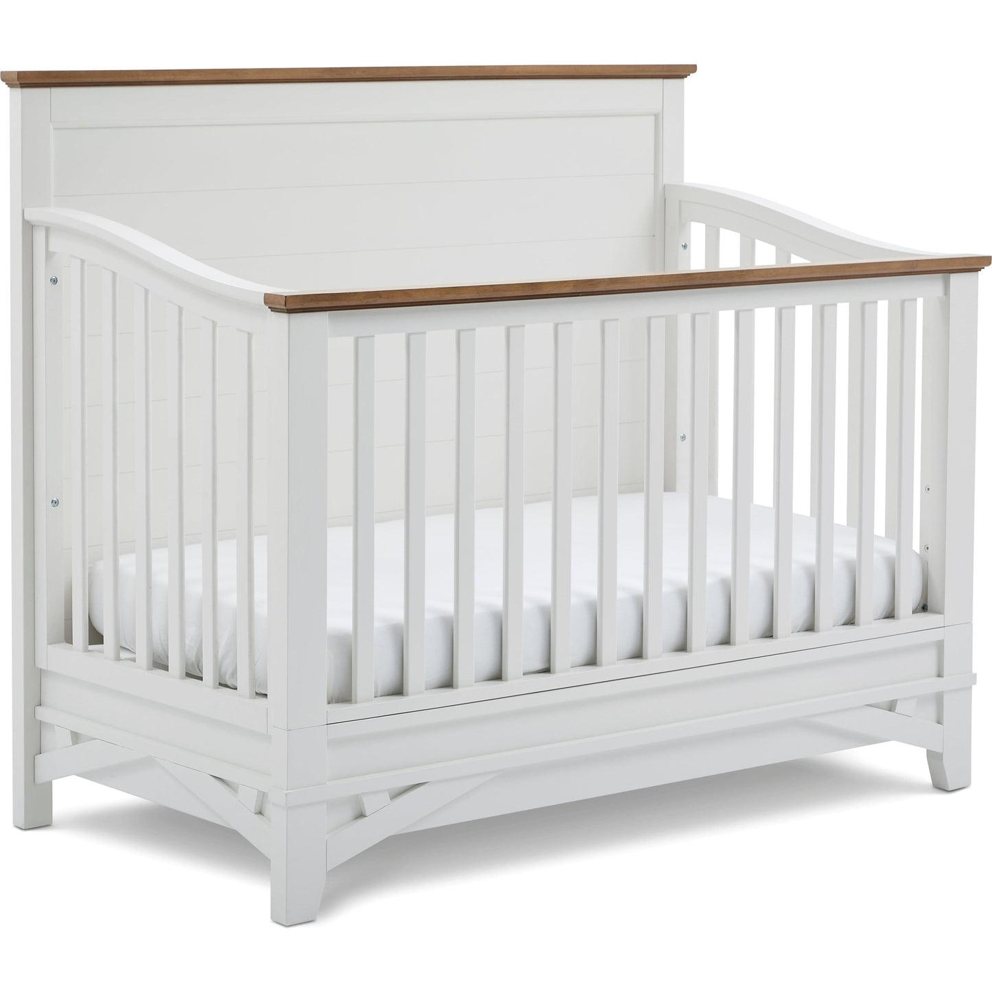 Parker House Cribs Linen / Warm Oak Parker House Artisan 4-in-1 Convertible Crib