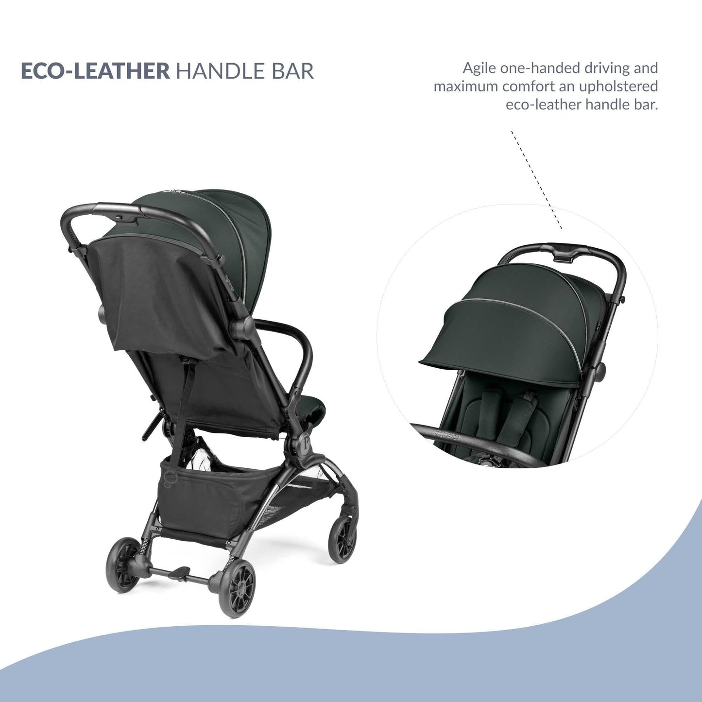 Peg Perego Strollers - Single Peg Perego Volo Stroller + Travel Bag