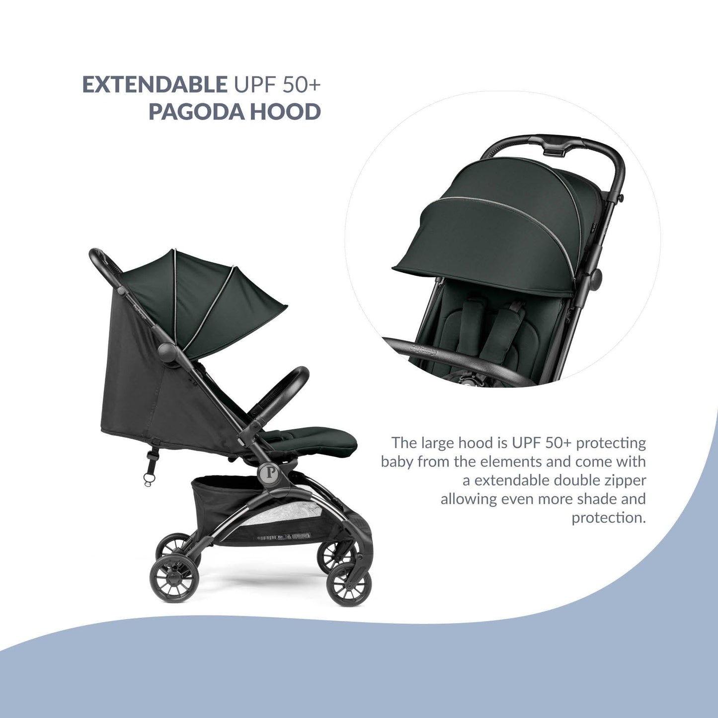 Peg Perego Strollers - Single Peg Perego Volo Stroller + Travel Bag