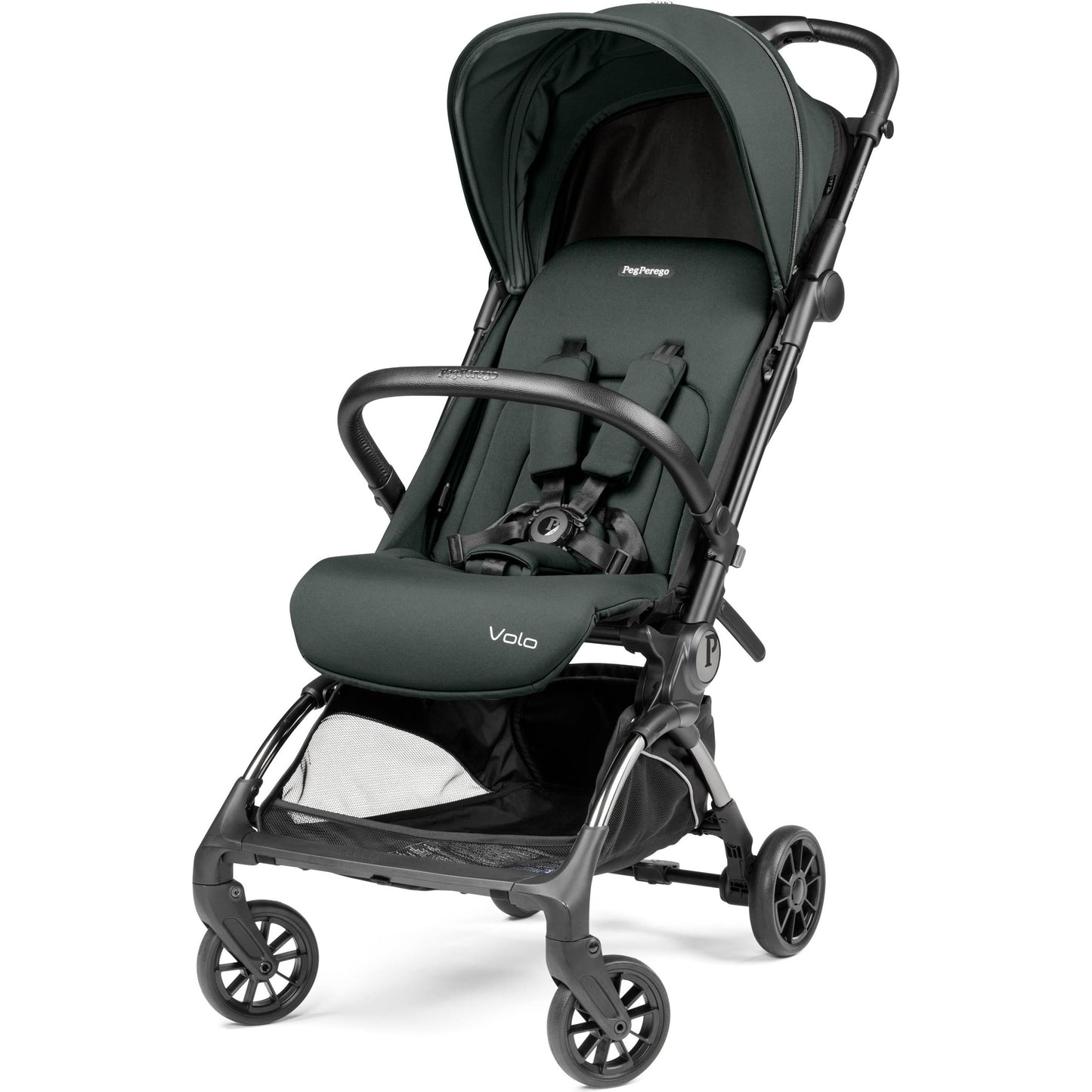 Peg Perego Strollers - Single Metal Peg Perego Volo Stroller + Travel Bag