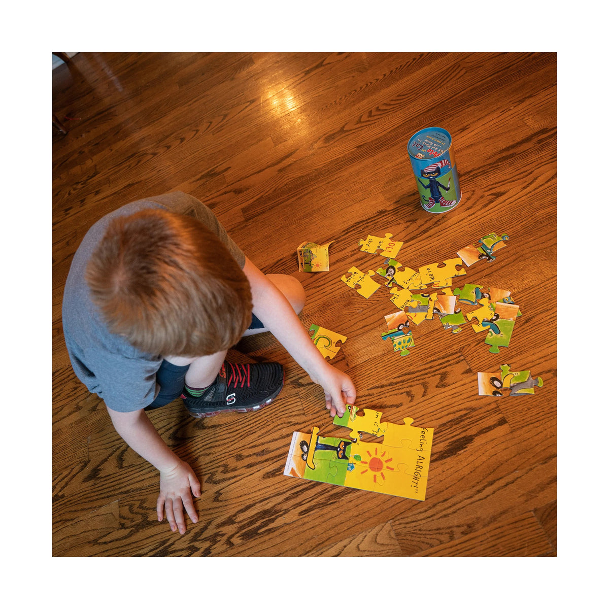 Pete The Cat Mix and Match Tin With Puzzle