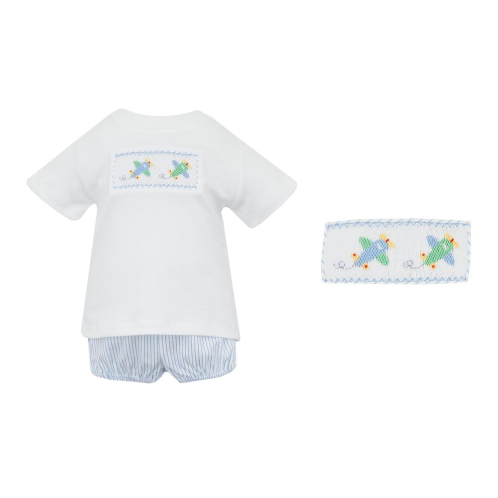 Petit Bebe Boys Airplanes Short Set babysupermarket
