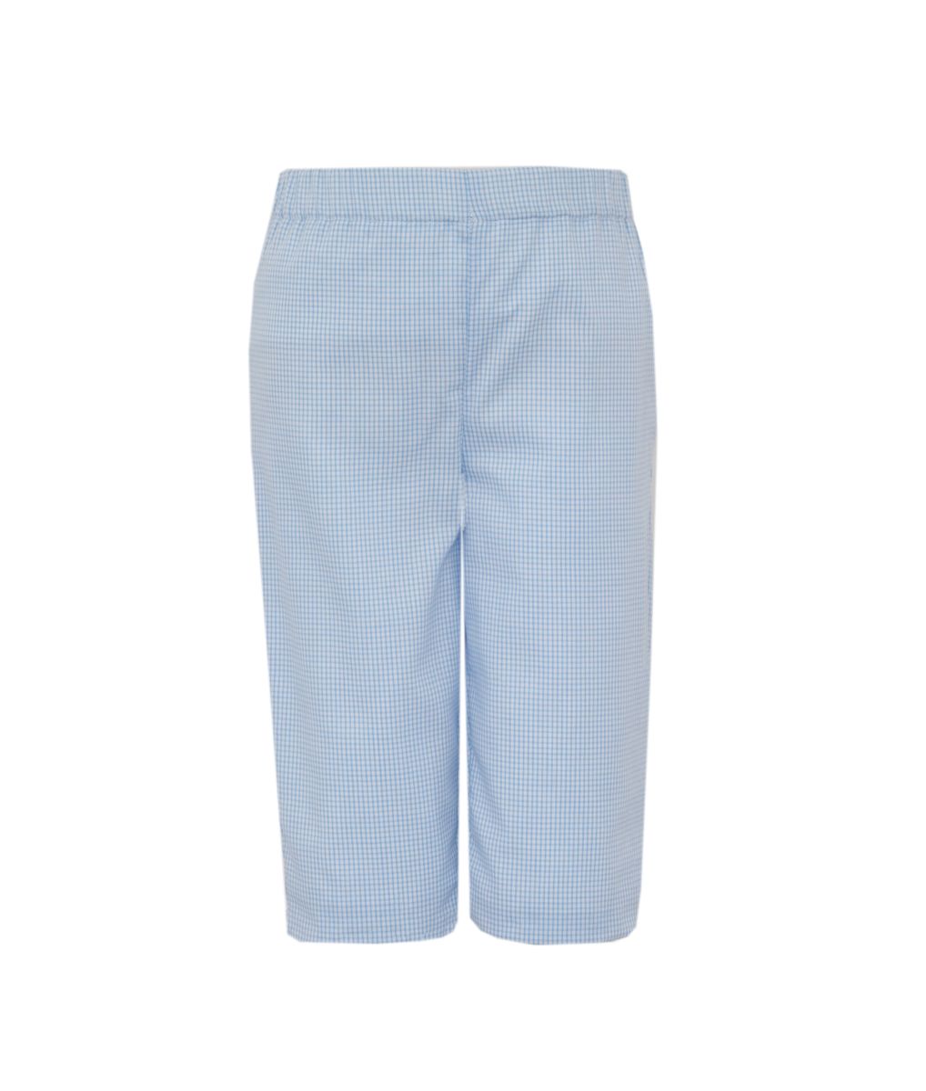 Petit Bebe Boys Playsets Petit Bebe Boys Puppies Light Blue Check Pant Set