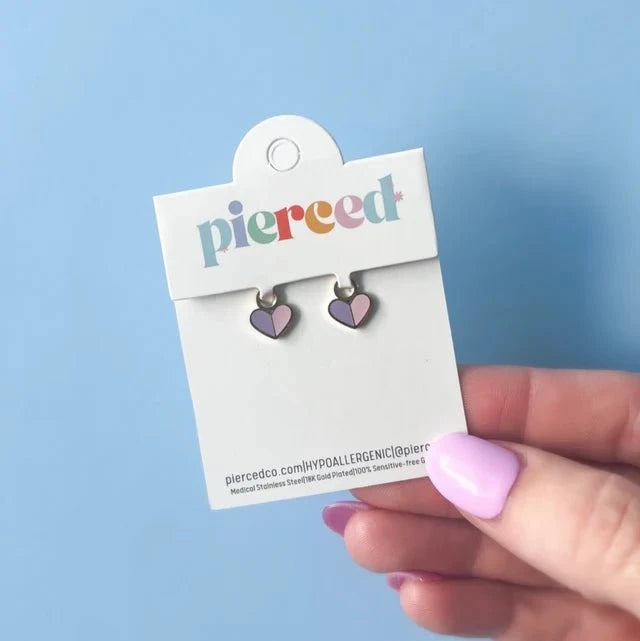 Pierced Co Pierced Girls Heart Duo Charms