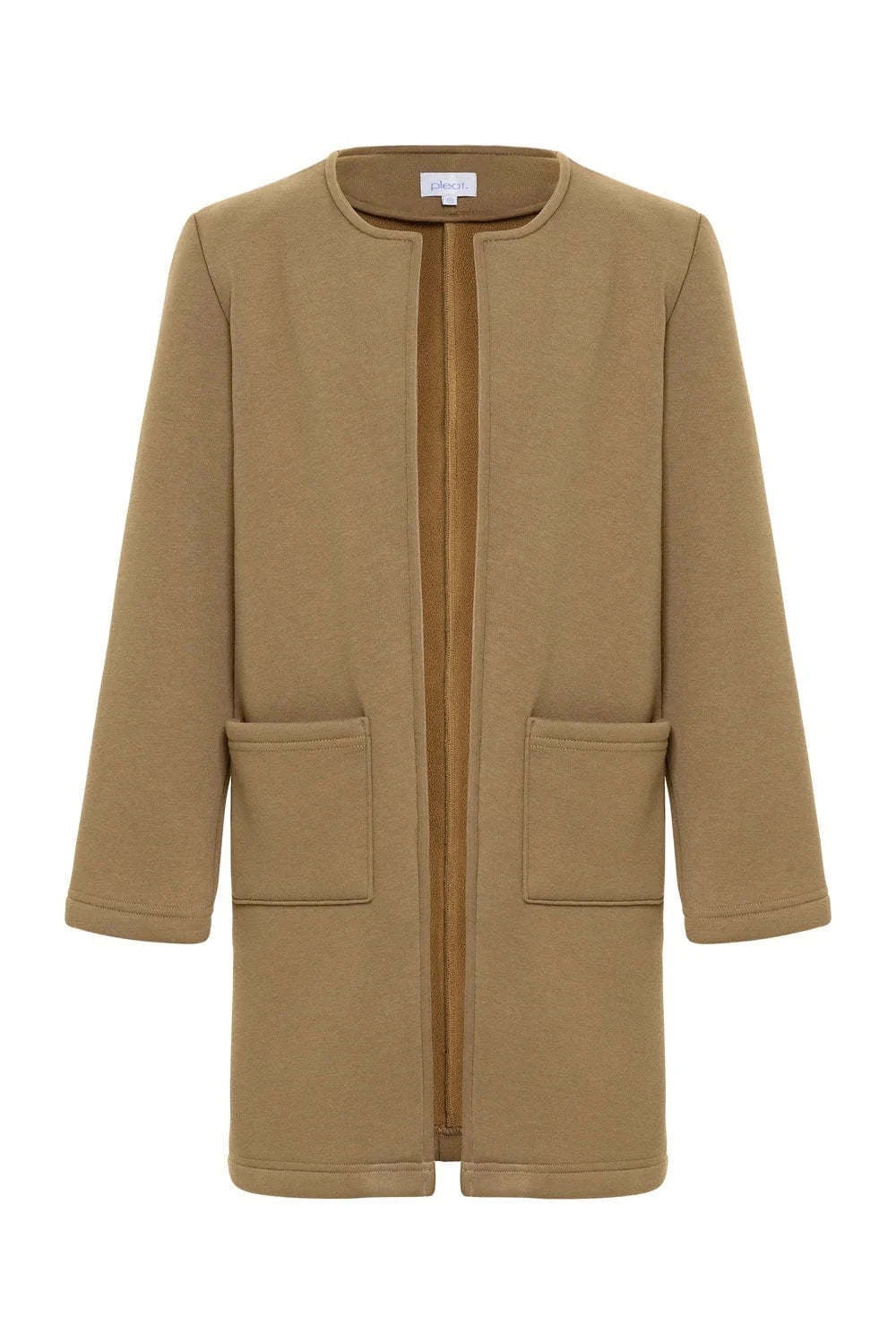 Pleat Hadley Cardigan - Coffee