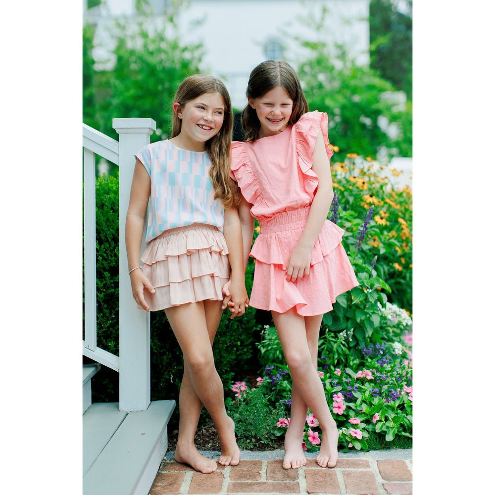 Pleat Luna Skirt Blush babysupermarket