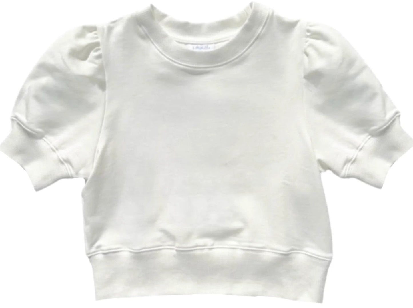 Pleat Girls Apparel / Shirts / Tween 7 / White Pleat Riley Sweatshirt White