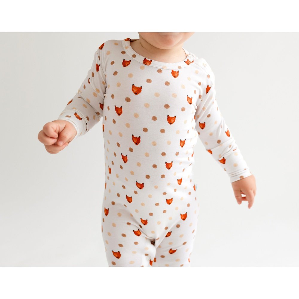 Posh PeanutPosh Peanut Lionel Long Sleeve Basic RomperBabysupermarket