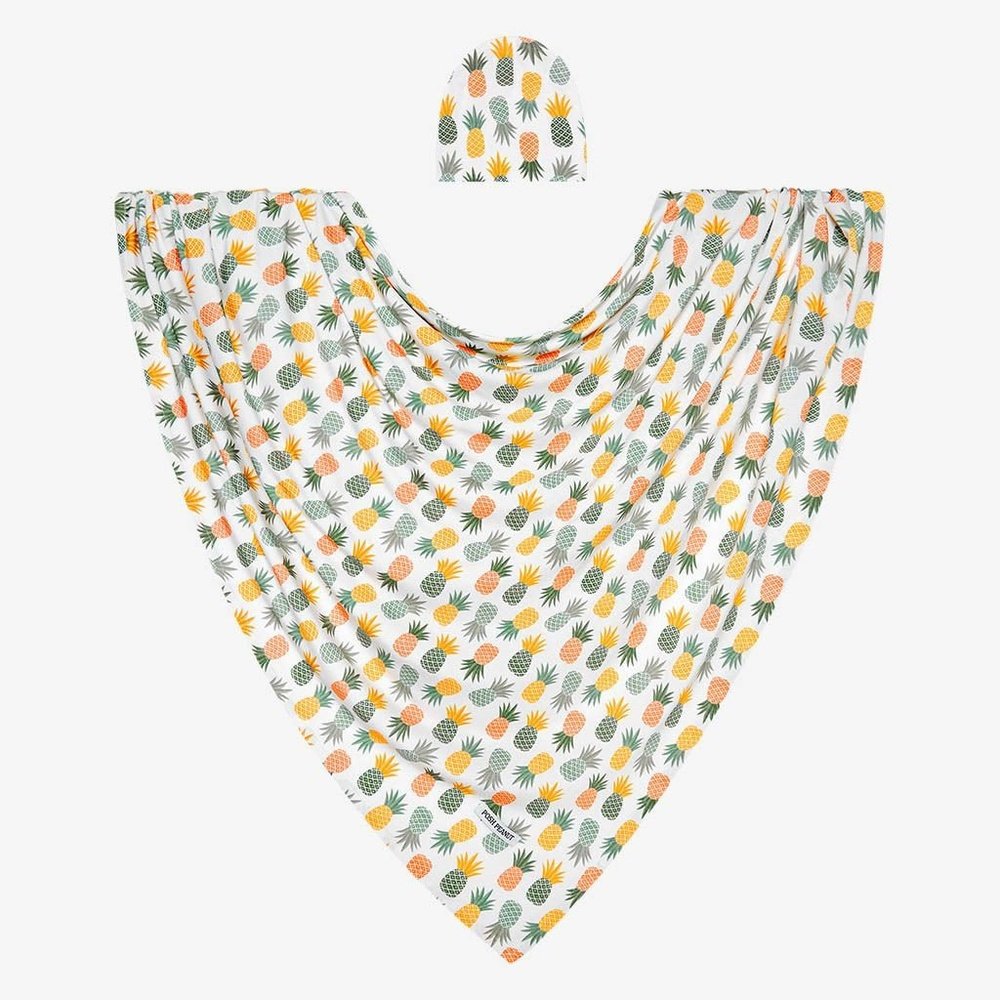 Posh Peanut McGuire Infant Swaddle & Beanie Set
