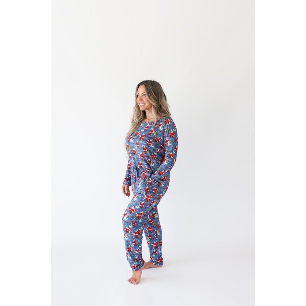 Posh Peanut Apparel & Gifts Posh Peanut Santa Claus Adult Pajama