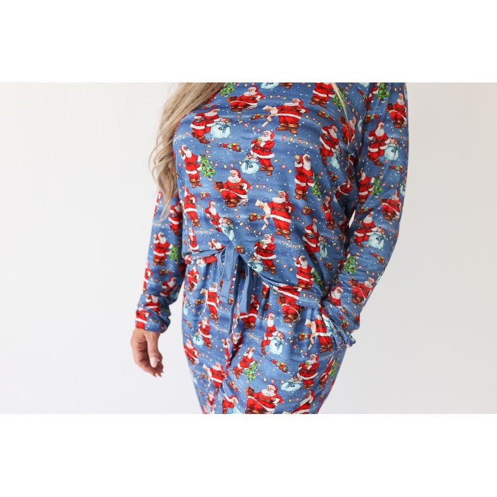 Posh Peanut Apparel & Gifts Posh Peanut Santa Claus Adult Pajama