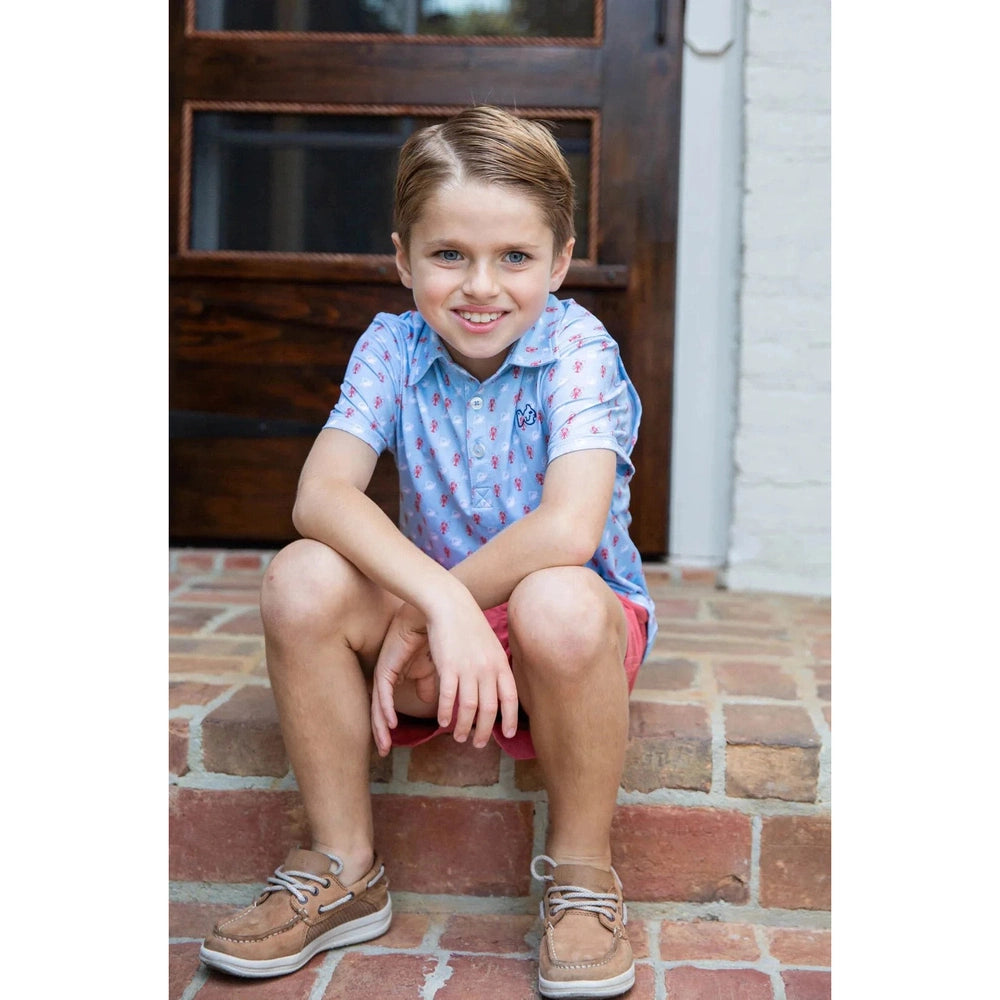 Prodoh Boys Crab & Lobster Pro Performance Polo babysupermarket