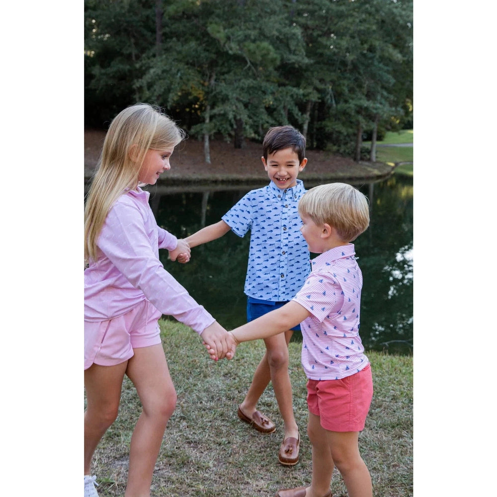 Prodoh Boys Outrigger Performance Short - Spiced Coral babysupermarket