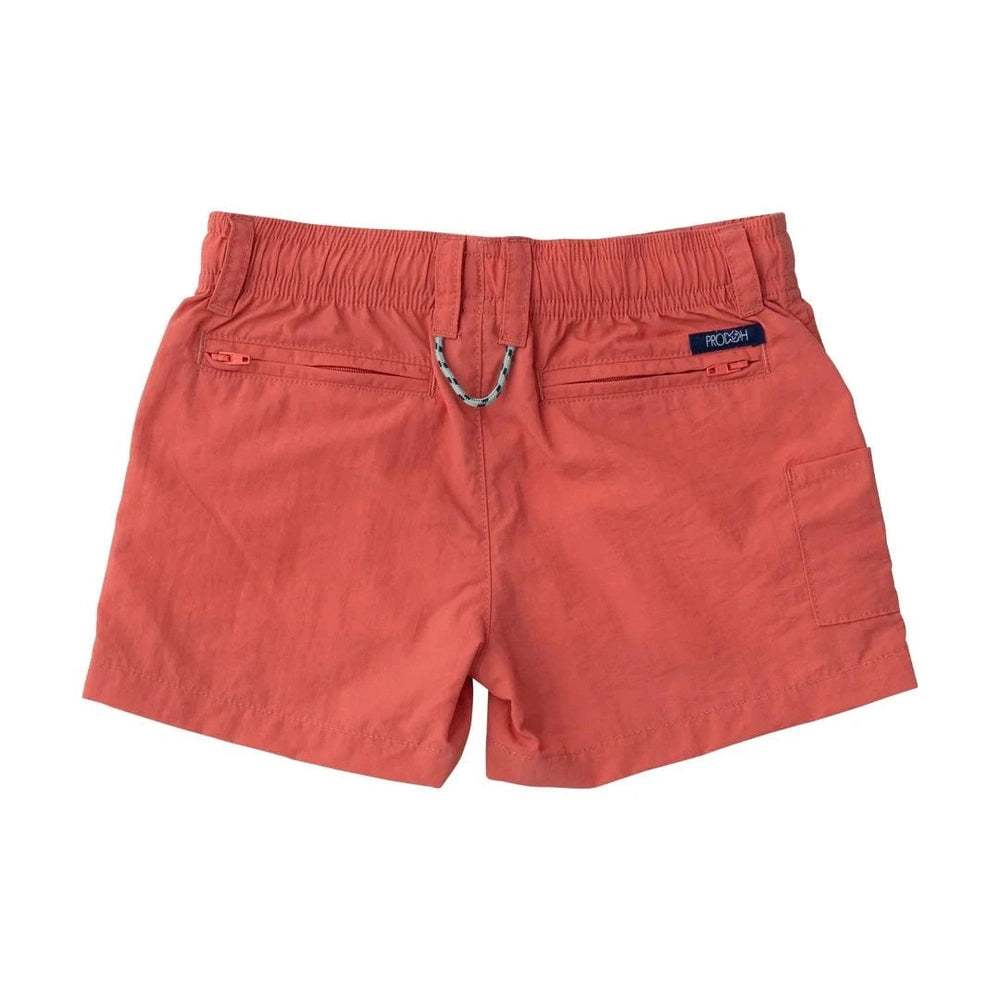 Prodoh Boys Outrigger Performance Short - Spiced Coral babysupermarket