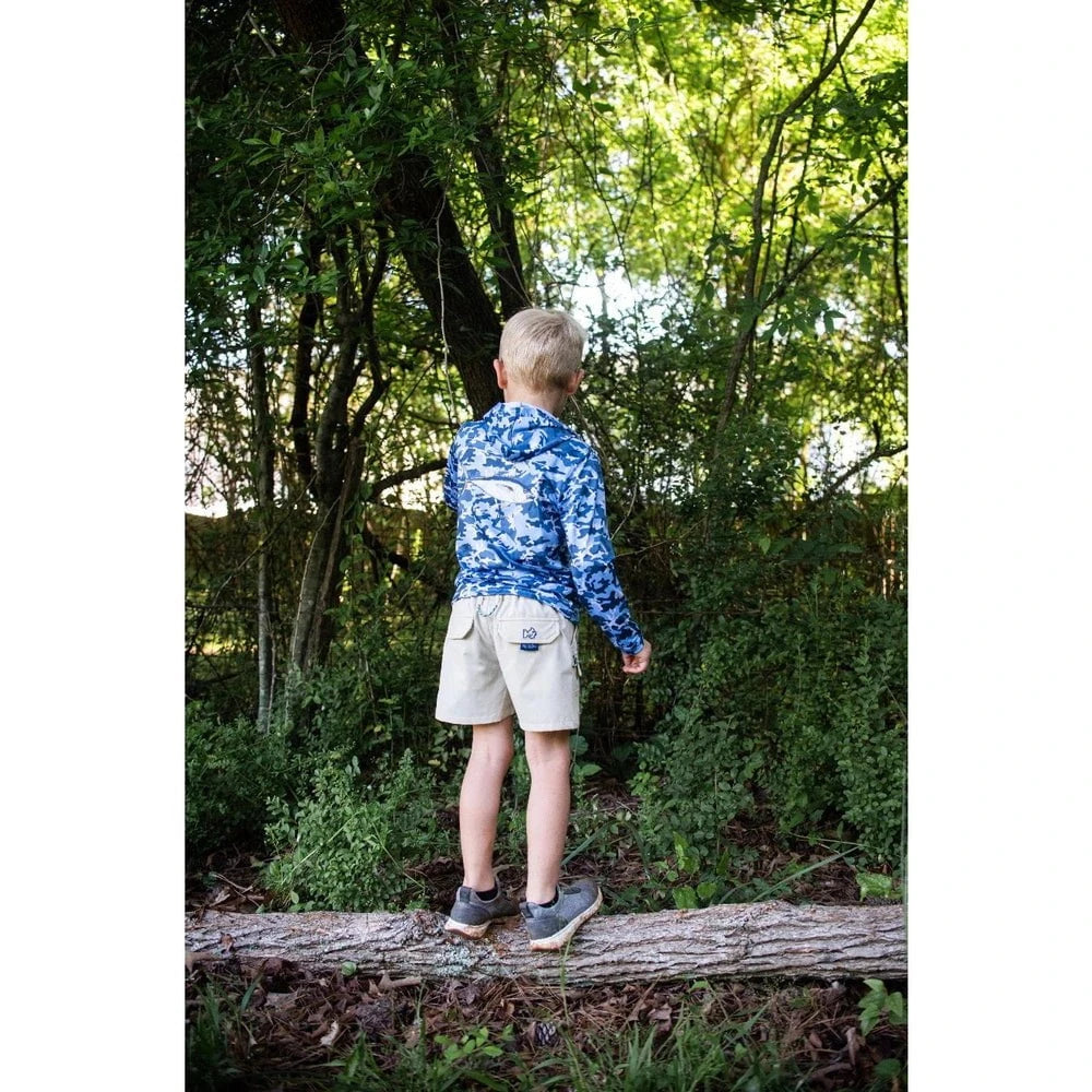 ProdohPRODOH Kid's Pro Performance Hoodie Fishing T-shirt in Out of Sight Blue CamoBabysupermarket