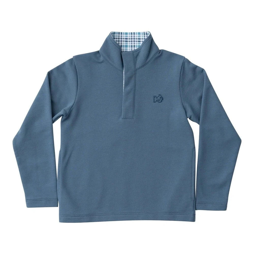 Prodoh Toddler Bluefin / 2 Toddler PRODOH Sporty Snap Pullover in Bluefin Blue