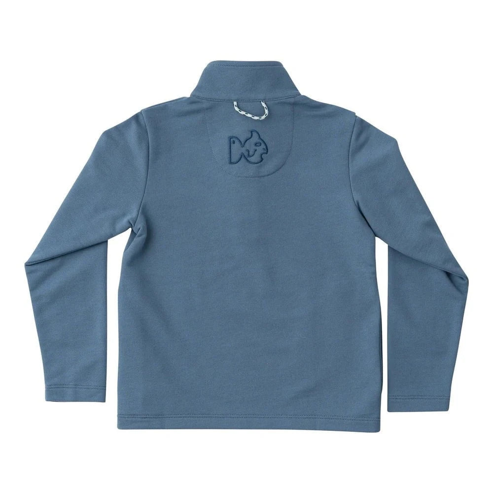 Prodoh Toddler PRODOH Sporty Snap Pullover in Bluefin Blue