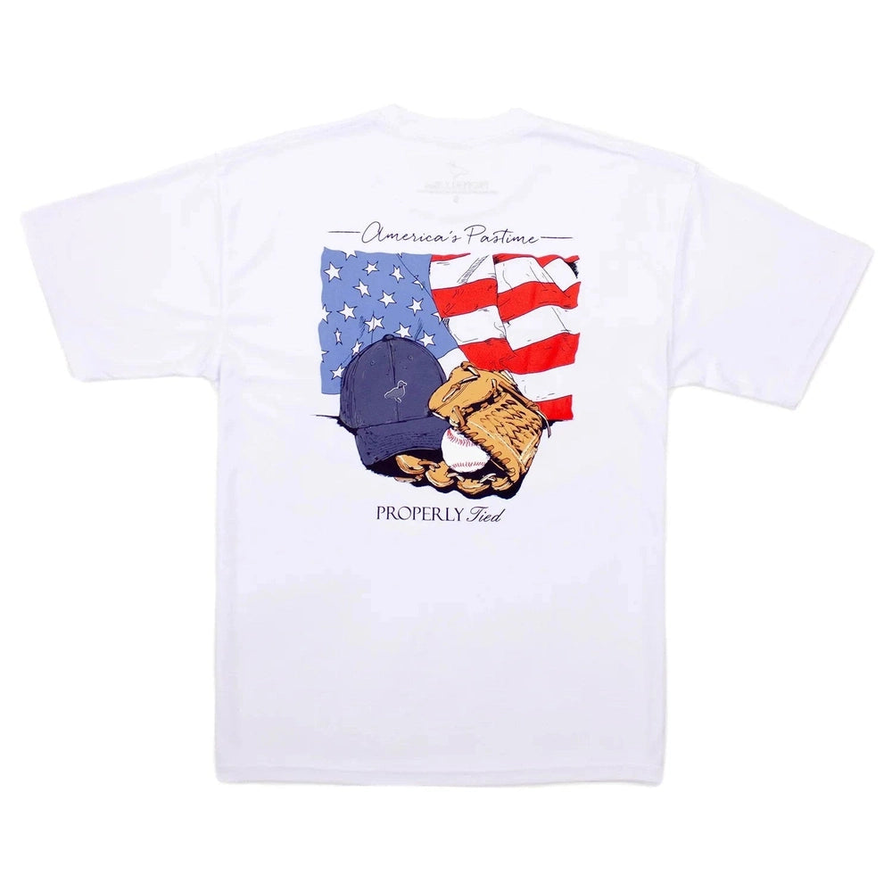 Properly Tied Boys Performance T-Shirt - America's Pasttime babysupermarket