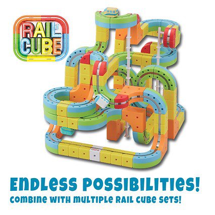Rail Cube Magnetic Monorail Deluxe Set