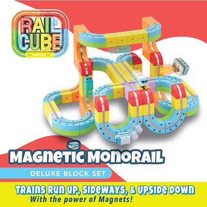Rail Cube Magnetic Monorail Deluxe Set
