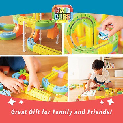 Rail Cube Magnetic Monorail Deluxe Set