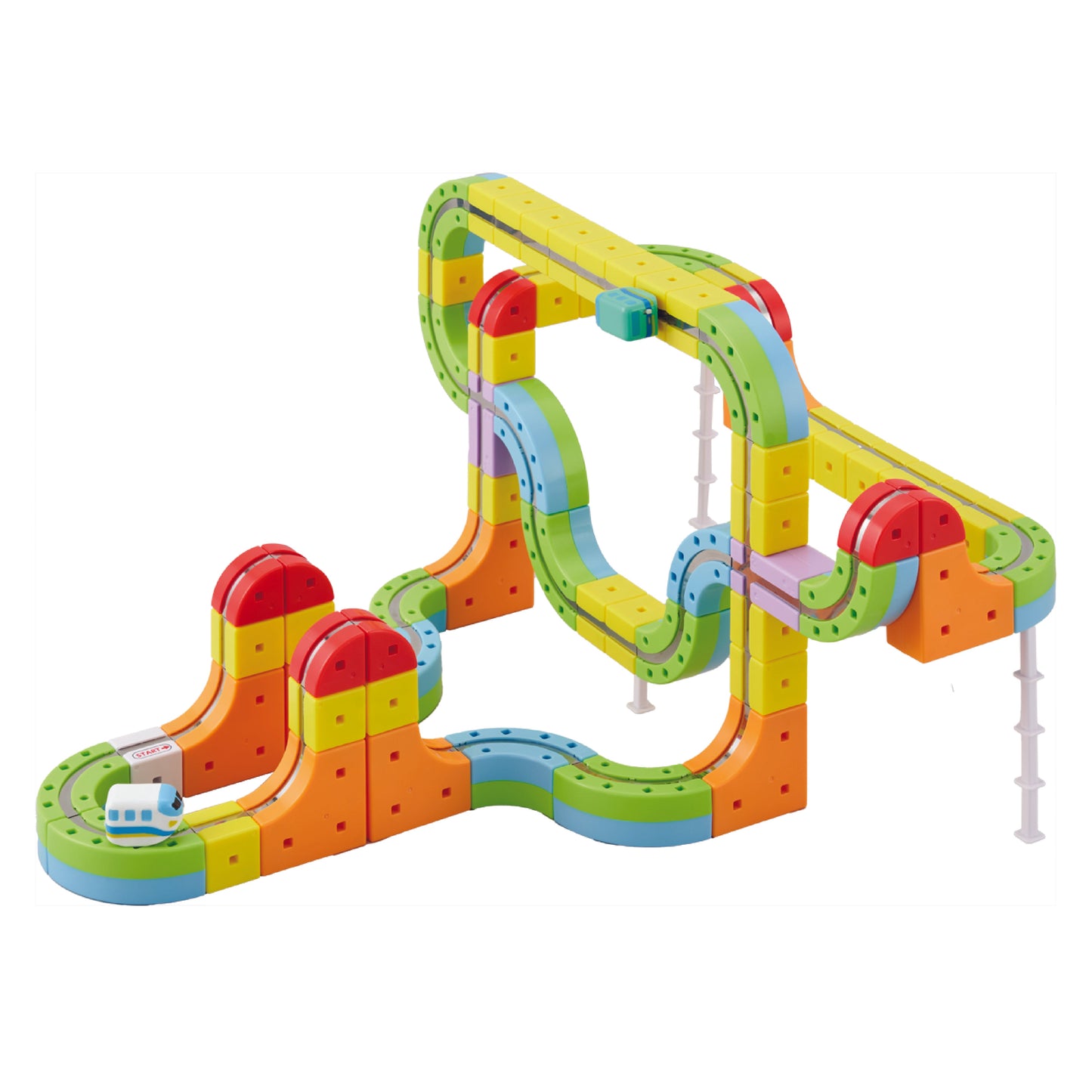 Meekins Corporation Toys / Activity Rail Cube Magnetic Monorail Deluxe Set