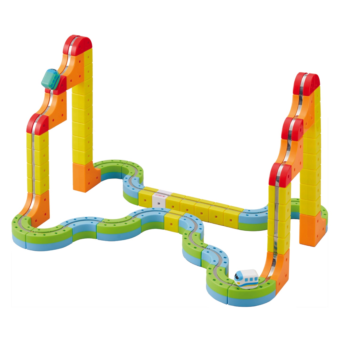 Meekins Corporation Toys / Activity Rail Cube Magnetic Monorail Deluxe Set