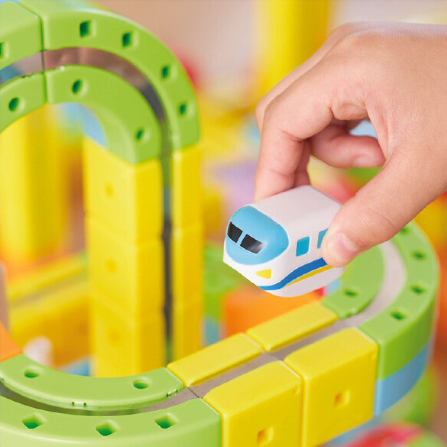 Meekins Corporation Toys / Activity Rail Cube Magnetic Monorail Deluxe Set