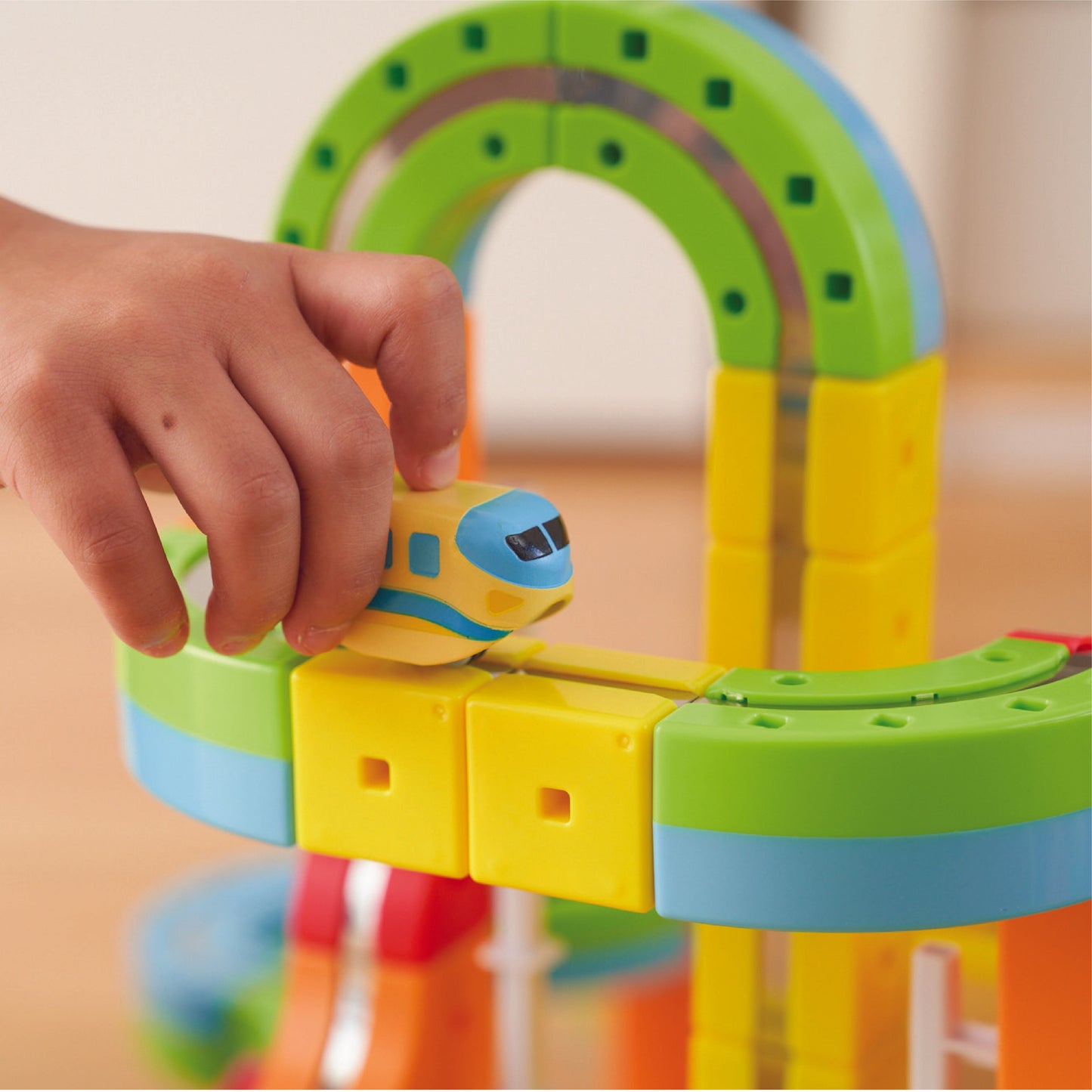 Meekins Corporation Toys / Activity Rail Cube Magnetic Monorail Deluxe Set