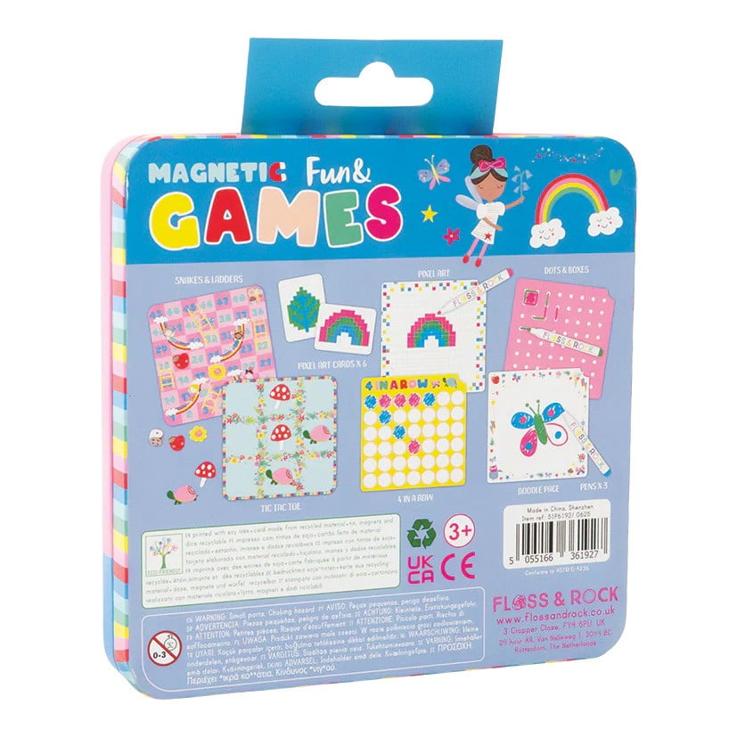 Floss & Rock Toys / Games Rainbow Fairy Magnetic Games Tin