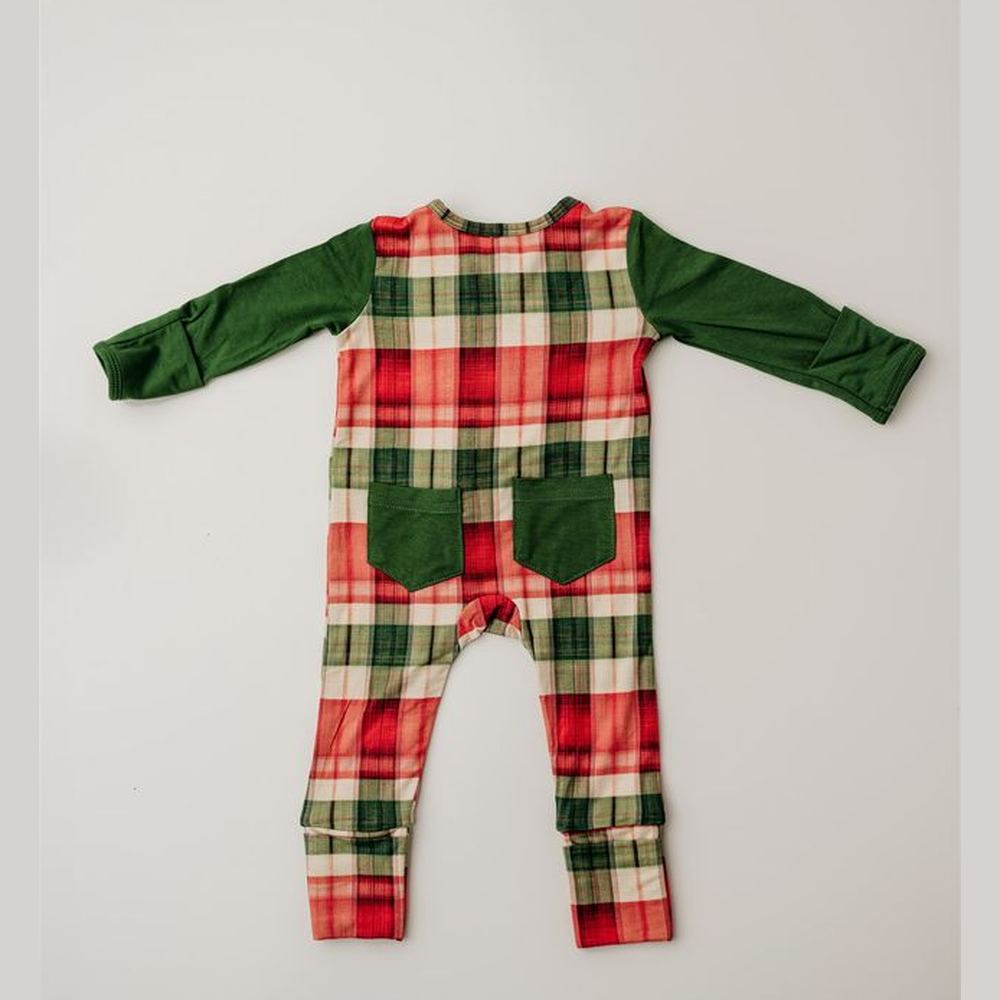 Rockin Royalty BabyRockin Royalty Cozy Holiday Plaid FootieBabysupermarket
