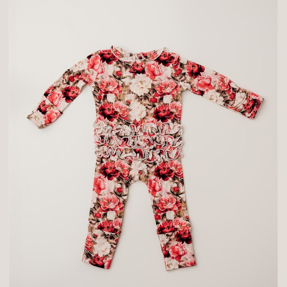 Rockin Royalty BabyRockin Royalty Crimson Bloom FootieBabysupermarket